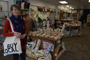 Sue Bankier has been supported by people buying local for sixteen years. PHOTO/JULIE ILES