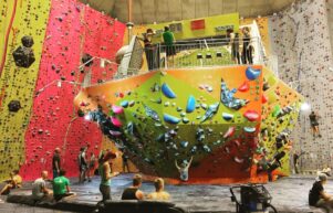 Klätterlabbet, an indoor climbing wall inside an old planetarium. PHOTO/SUPPLIED