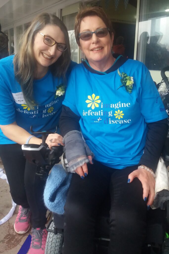 Masterton’s MND Walk organisers Shannon Hayes, left, and Liz Anderson. 