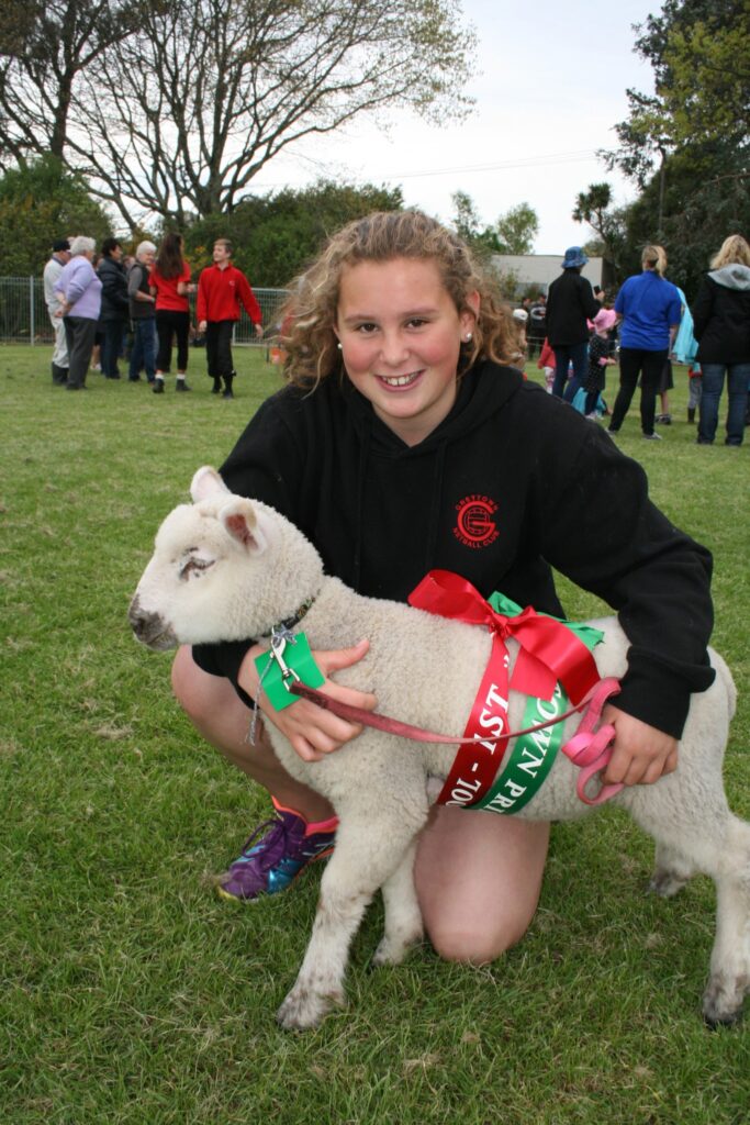 Ella Fenwick, Year 8, with Elfie, crowned best in ringcraft. PHOTOS/SUPPLIED