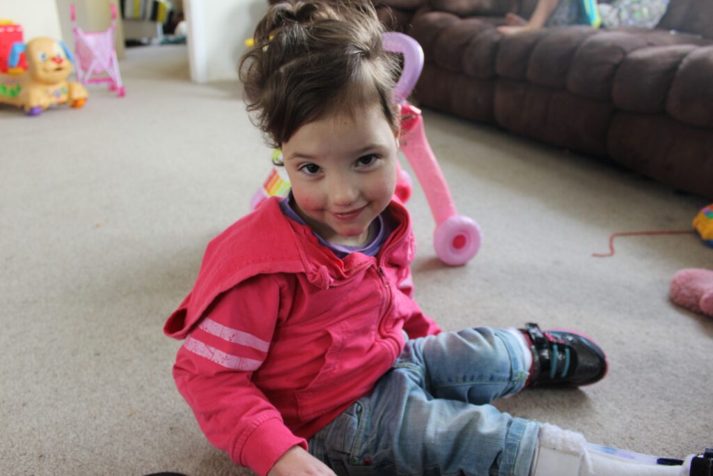 Lilly Dickon, 3, loves posing for the camera. PHOTO/EMILY NORMAN