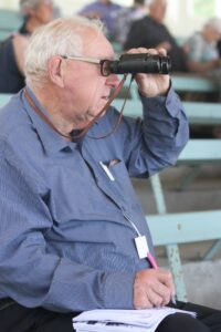 Ron Hughes was often seen in the members stand on Tauherenikau race days. PHOTO/FILE