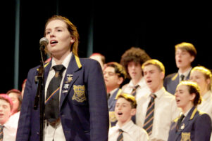 Proxime Accessit Olivia Sinnema sings with Cantate. PHOTO/SUPPLIED