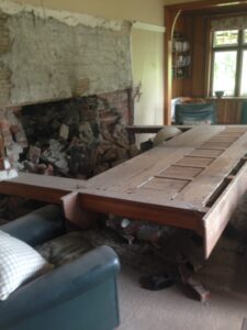 The family made a narrow escape from their second-storey balcony. PHOTO/SUPPLIED