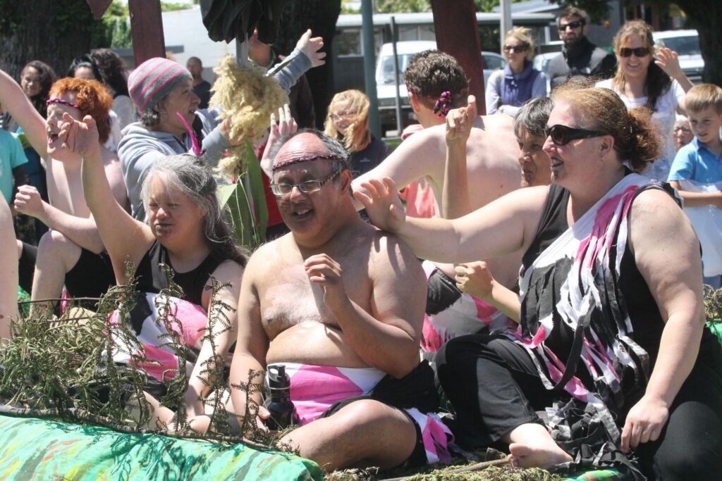 IDEA services kapa haka performers feeling the festive buzz. PHOTO/GERALD FORD