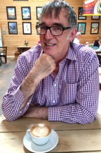 The Village Cafe owner Bruce Laurence. PHOTO/TRISH HIGGINSON