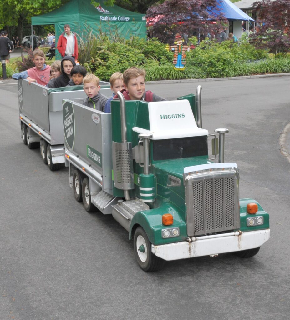 The Green Team truck ride proves a popular attraction. PHOTO/CHRIS KILFORD