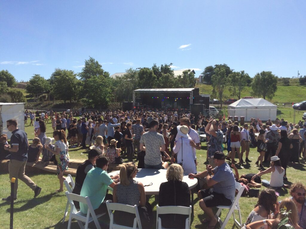 Punters enjoy a concert at Luna Estate PHOTO/SUPPLIED