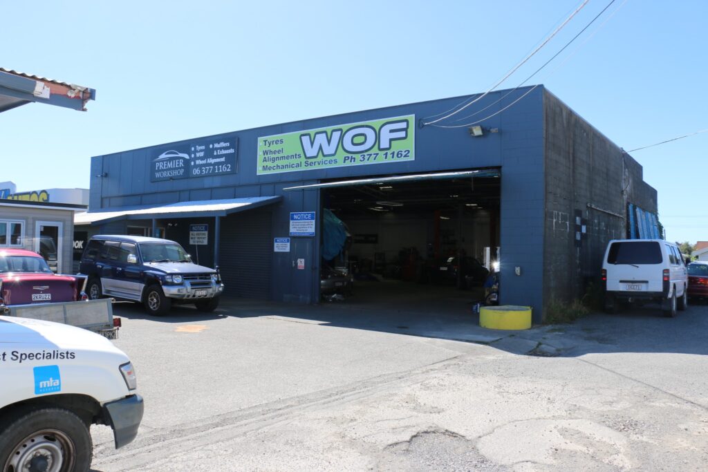 Masterton's Premier Workshop was the target of thieves overnight on Tuesday PHOTO/HAYLEY GASTMEIER