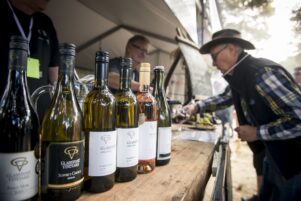 The Gladstone Vineyard tent at this years' Wairarapa Wines Harvest Festival.  