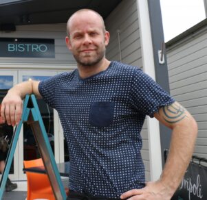 Marlon Tortoza, owner of Tripoli Bistro in Kuripuni. PHOTO/FILE