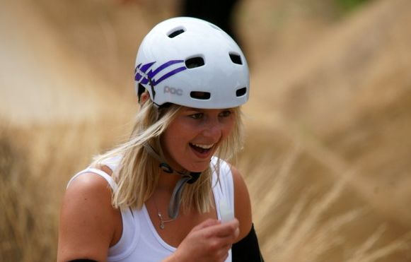 Ellie Chew, 23, from Kapiti, is New Zealand's number one BMX rider.