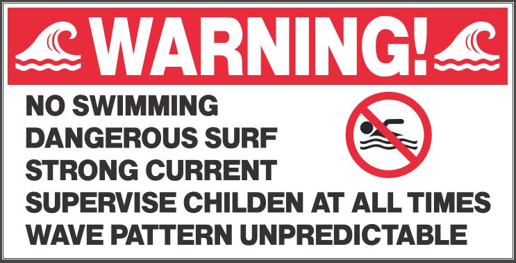 The new warning signs for Lake Ferry are expected to be installed within the month.