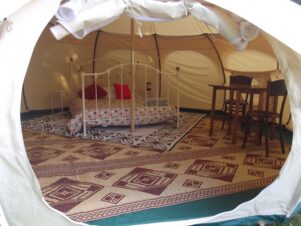 The Lotus Belle glamping tent, a new option for families PHOTO/SUPPLIED