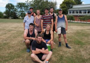 The Puketoi club, back row left to right: Kim Shaw, Alex Lewis, Scott McPherson, Nico Butler, Sam McCormick and Sam Galbraith. Crouched in front: Jacques Reinhardt, Rachel Rule and Eugene Pitt. PHOTO/CHELSEA BOYLE