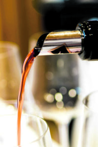 Pouring wine. PHOTO/SUPPLIED