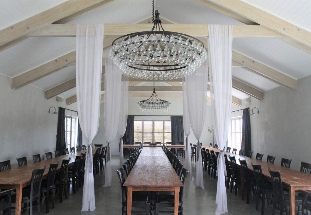 The main room is a popular venue for weddings. PHOTO/CHELSEA BOYLE