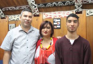 South Africa's Brendan Witten, Magan Witten and Damon Witten took the oath of allegiance. PHOTO/CHELSEA BOYLE