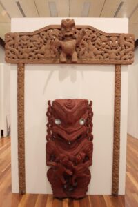 Carvings by Takirirangi Smith. PHOTO/EMILY NORMAN