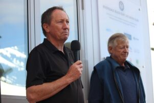 Club chairman Dave Rose, left, and club patron Brian Bodle. PHOTO/EMILY NORMAN