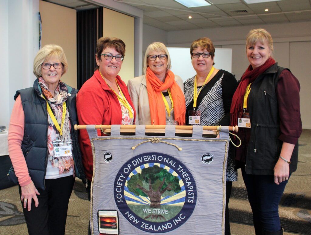 Wairarapa diversional therapists at conference.  PHOTO/SUPPLIED