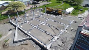 The Waihinga Centre will be a multi-purpose facility. PHOTOS/WAIRARAPA AERIAL IMAGING