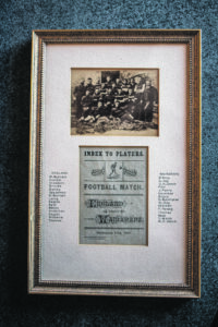 Rare rugby programme