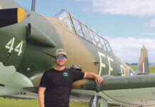 Pilot gets to international heights