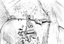 Remembering the Remutaka train tragedy TOP: A sketch of the disaster printed in the New Zealand Mail after the tragedy. PHOTO/WAIRARAPA ARCHIVE